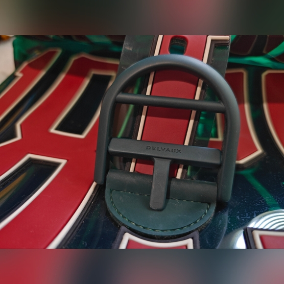 DELVAUX Brillant Handbag The Hero 1829 Green PVC - Picture 3 of 7